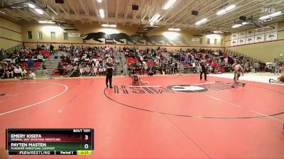 123-135 lbs Round 1 - Emery Iosefa, Federal Way Spartans Wrestling vs Payten Masten, Punisher Wrestling Company