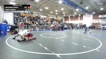 144 lbs Champ. Round 1 - Philip Cabral, La Mirada vs Maxximus Gasca, Colony
