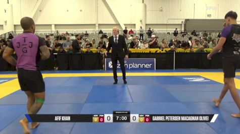 Gabriel Petersen Macagnan Olivei vs Afif Khan 2025 World IBJJF Jiu-Jitsu No-Gi Championship
