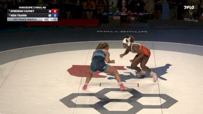 140 lbs 1st Place Match - Ki'Morah Cathey, Oklahoma vs Kesi Tsarni, Maryland