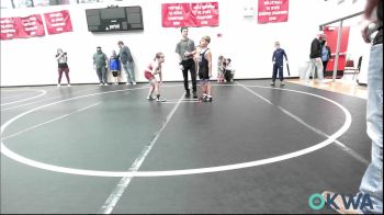 80 lbs Quarterfinal - Hayden Herzfeld, Newcastle Youth Wrestling vs Brueck Larkin, ARDMORE TAKEDOWN CLUB