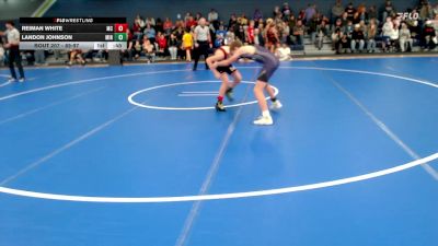 89-97 lbs Round 1 - Reiman White, McCook vs Landon Johnson, Minden