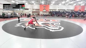 157 lbs Champ. Round 3 - Kellen Horst, Wesleyan (CT) vs Ronnie Christolin, Wesleyan (CT)