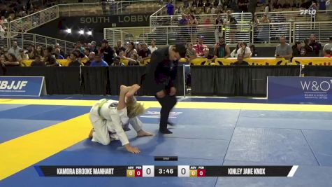 Kinley Jane Knox vs Kamora Brooke Manhart 2025 Pan Kids Jiu-Jitsu IBJJF Championship