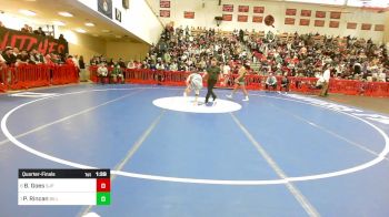 120 lbs Quarterfinal - Braedon Goes, Saint John's Prep vs Peter Rincan, Billerica