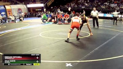 144 Class 3 lbs Cons. Round 2 - Deegan Mitchell, Jefferson City vs Kale Davis, Kearney