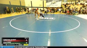 174 lbs Cons. Round 2 - Ryan Riser, University Of Wisconsin-Whitewater vs Christian Gilbert, Carthage College