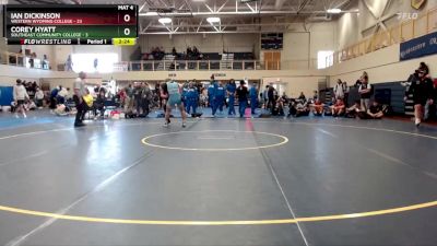 197 lbs Round 3 (6 Team) - Corey Hyatt, Southeast Community College vs Ian Dickinson, Western Wyoming College