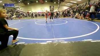 43 lbs Round Of 16 - Rhett Pitts, Cowboy Wrestling Club vs Danger Shimonek, Pawhuska Elks Takedown