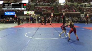 69 lbs Champ. Round 1 - Emily Gaub, Project Wrestling vs Jj Glennon, Billings Wrestling Club