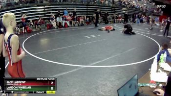 85 lbs Finals (8 Team) - Landon Wheelan, Iowa USA Red vs Jace Largent, Indiana Gold