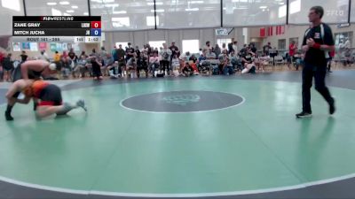 285 lbs Round 3 - Mitch Jucha, JET HOUSE vs Zane Gray, Lakeland High School Wrestling
