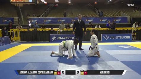 Yunji Choi vs Adriana Alejandra Contreras Cabr 2026 Pan Jiu Jitsu IBJJF Championship