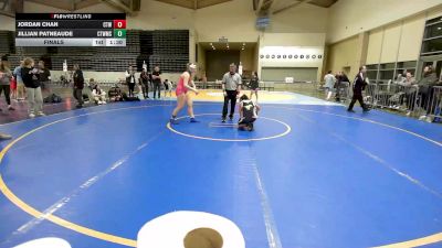 160 lbs Final - Jordan Chan, Cordoba Trained Girls vs Jillian Patneaude, CT Whale Orca