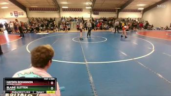 106 lbs Champ. Round 1 - Hayden Bohannon, Natrona County vs Blaine Sletten, Spearfish