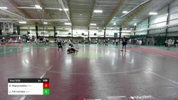 144 lbs Consi Of 8 #1 - Arjun Manjunatha, Independence HS vs James Fernandes, West Springfield