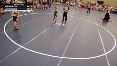 Elementary - 68 lbs Logan Rau, New Prague vs Waylon Norris, Northfield