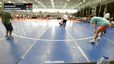 132 lbs Rr Rnd 2 - Nolan Moore, Revival Black vs Mohinder Ramdhan, Great Bridge Wrestling Club