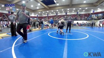 90 lbs Consolation - River Holcomb, Tecumseh Youth Wrestling vs Brantley Starks, Tecumseh Youth Wrestling