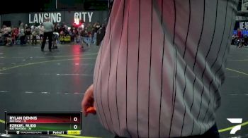 82 lbs Round 1 (4 Team) - Ezekiel Rudd, Mat Psychos vs Rylan Dennis, Bad Bass