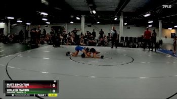 92 lbs Semis (4 Team) - Matt Simonton, Mat Assassins Red vs Walker Martin, Cordoba Trained