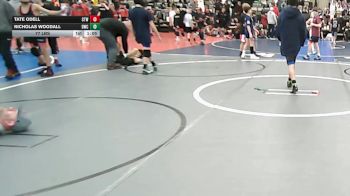 77 lbs Rr Rnd 5 - Tate ODell, CTWHALE Orca - MSE vs Nicholas Woodall, DoughBoy WC - MSE