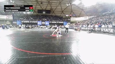Boys 4A 132 lbs Champ. Round 2 - Billy Weisgerber, Mead vs Rocco Gannon, Gonzaga Prep