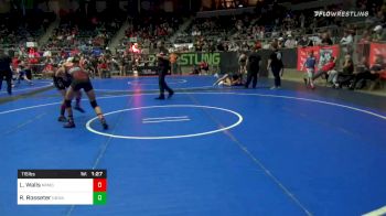 115 lbs Semifinal - Laurin Walls, Norman Grappling vs Regan Rosseter, Nebraska Wrestling Academy