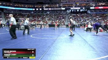 3A-144 lbs Cons. Round 2 - Rylee Brown, Fort Dodge vs Parker Casey, Johnston