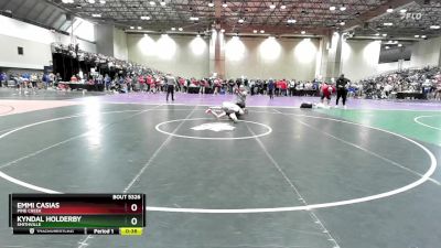 100A Cons. Round 3 - Emmi Casias, Pine Creek vs Kyndal Holderby, Smithville