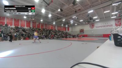 165 lbs Cons. Round 1 - Jack Waters, Bayfield vs Luca Del Cid, Basalt