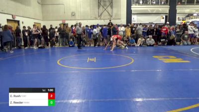 152 lbs Round Of 32 - Chas Rush, Fort Cherry vs Zane Reeder, Parkersburg South-WV