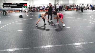 106 lbs Semifinal - Michael Densmore, Game House vs Aiden Lind, Central Florida Wrestling