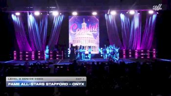 FAME All-Stars Stafford - Onyx [2026 L3 Senior Coed Day 1] 2026 Coastal at the Capitol Super Nationals
