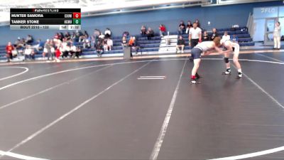 133 lbs Cons. Round 3 - Tanner Stone, Colorado Mesa University vs Hunter Samora, Colorado School Of Mines