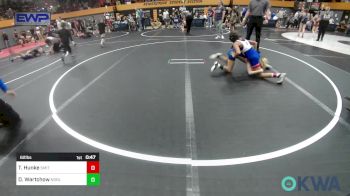 62 lbs Rr Rnd 3 - Taygan Hunke, Smith Wrestling Academy vs Delanie Wartchow, Noble Takedown Club