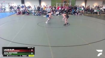 125 lbs Quarterfinal - Jacob Blair, Delaware Valley University vs Evan Whiteside, Thiel College