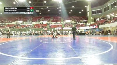 120 lbs 1st Place Match - Jonathan Hine, Powell Wrestling Club vs Colton Storey, Silver Valley Wrestling Club