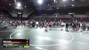 115 lbs Cons. Semi - Ben Frame, Sutherland Youth Wrestling Club vs Evan Larsen, Pikes Peak Warriors Wrestling