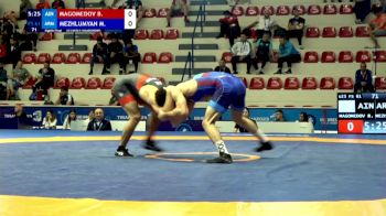 61 kg 1/8 Final - Bashir Magomedov, Individual Neutral Athletes vs Mezhlum Mezhlumyan, Armenia