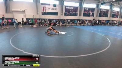 126 lbs Round 2 - Atonio Sagote, MGT Wrestling vs Ashley Maziol, Rise Wrestling