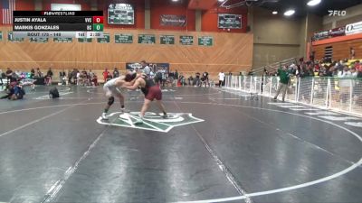 149 lbs Cons. Round 4 - Markis Gonzales, Bakersfield College vs Justin Ayala, Victor Valley College