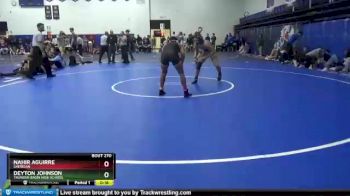 160 lbs Cons. Round 4 - Deyton Johnson, Thunder Basin High School vs Nahir Aguirre, Sheridan