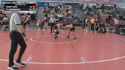 149 lbs Semifinal - Ty Linsenbigler, Seton Hill vs Kenny Kiser, Gannon