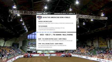 The American | Tuesday, Feb. 20 Barrel Racing Slack 201-283