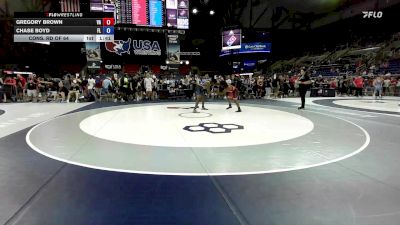 175 lbs Cons. Rd Of 64 - Gregory Brown, VA vs Chase Boyd, FL