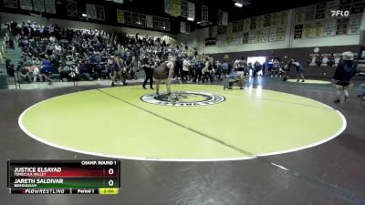 285 lbs Champ. Round 1 - Justice ElSayad, Temecula Valley vs Jareth Saldivar, Birmingham