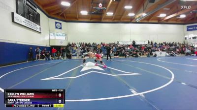 131 lbs Quarterfinal - Sara Sterner, North Central College vs Kaylyn Williams, Sacramento City College