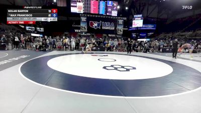 120 lbs Champ. Rd Of 64 - Nolan Barton, TN vs Max Francisco, AK