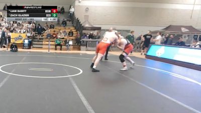 285 lbs Semifinal - Zach Glazier, St. Cloud State vs Liam Babitt, Minnesota State Moorhead